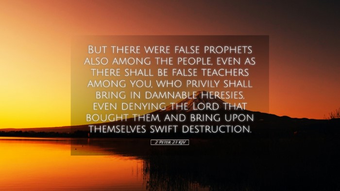 Picture 05 - 2 Peter 2:1 KJV Desktop Wallpaper - But there were false prophets also among the - Desktop Bible Verse Wallpaper