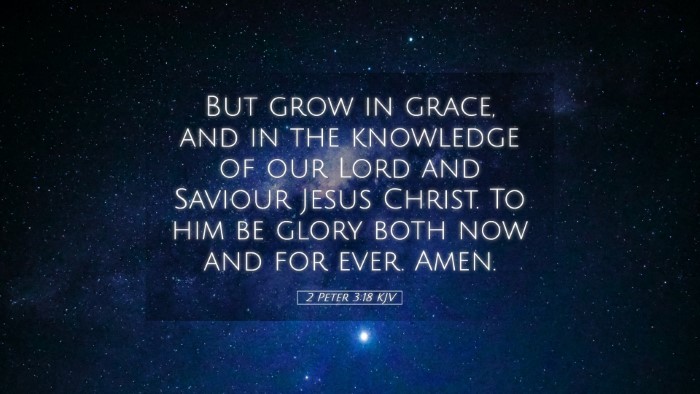 Picture 05 - 2 Peter 3:18 KJV Desktop Wallpaper - But grow in grace, and in the knowledge of our - Desktop Bible Verse Wallpaper