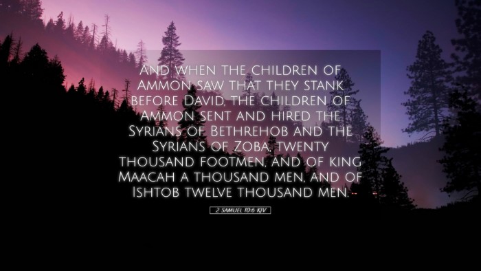 Picture 05 - 2 Samuel 10:6 KJV Desktop Wallpaper - And when the children of Ammon saw that they - Desktop Bible Verse Wallpaper