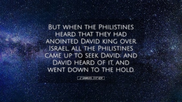 Picture 05 - 2 Samuel 5:17 KJV Desktop Wallpaper - But when the Philistines heard that they had - Desktop Bible Verse Wallpaper