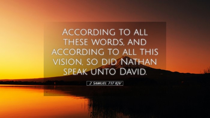 Picture 05 - 2 Samuel 7:17 KJV Desktop Wallpaper - According to all these words, and according to - Desktop Bible Verse Wallpaper