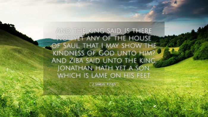 Picture 05 - 2 Samuel 9:3 KJV Desktop Wallpaper - And the king said, Is there not yet any of the - Desktop Bible Verse Wallpaper