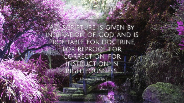 Picture 05 - 2 Timothy 3:16 KJV Desktop Wallpaper - All scripture is given by inspiration of God, and - Desktop Bible Verse Wallpaper