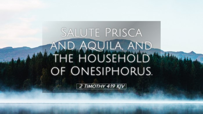 Picture 05 - 2 Timothy 4:19 KJV Desktop Wallpaper - Salute Prisca and Aquila, and the household of - Desktop Bible Verse Wallpaper