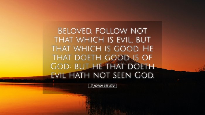 Picture 05 - 3 John 1:11 KJV Desktop Wallpaper - Beloved, follow not that which is evil, but that - Desktop Bible Verse Wallpaper