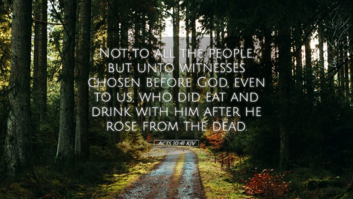 Picture 05 - Acts 10:41 KJV Desktop Wallpaper - Not to all the people, but unto witnesses chosen - Desktop Bible Verse Wallpaper