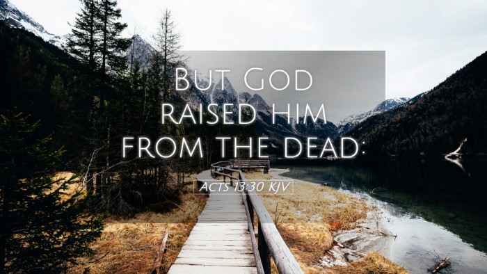 Picture 05 - Acts 13:30 KJV Desktop Wallpaper - But God raised him from the - Desktop Bible Verse Wallpaper