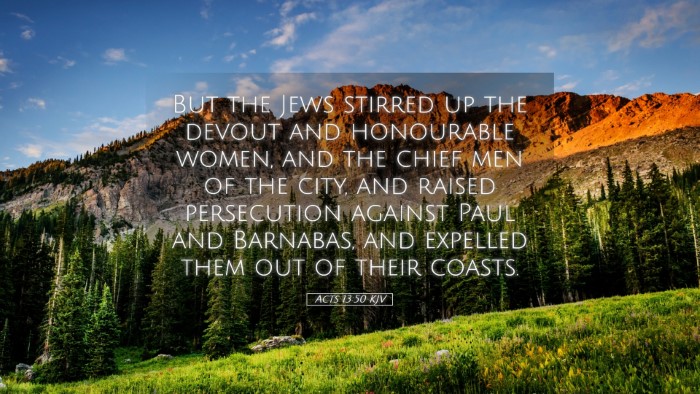 Picture 05 - Acts 13:50 KJV Desktop Wallpaper - But the Jews stirred up the devout and honourable - Desktop Bible Verse Wallpaper