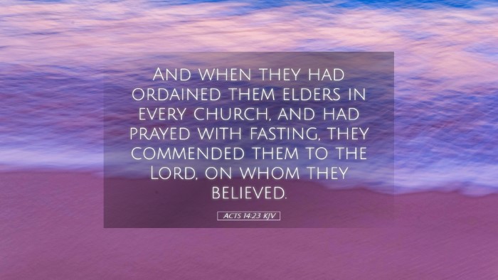 Picture 05 - Acts 14:23 KJV Desktop Wallpaper - And when they had ordained them elders in every - Desktop Bible Verse Wallpaper