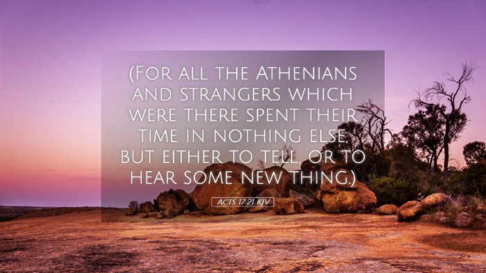 Picture 05 - Acts 17:21 KJV Desktop Wallpaper - (For all the Athenians and strangers which were - Desktop Bible Verse Wallpaper