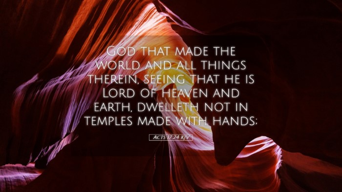 Picture 05 - Acts 17:24 KJV Desktop Wallpaper - God that made the world and all things therein, - Desktop Bible Verse Wallpaper