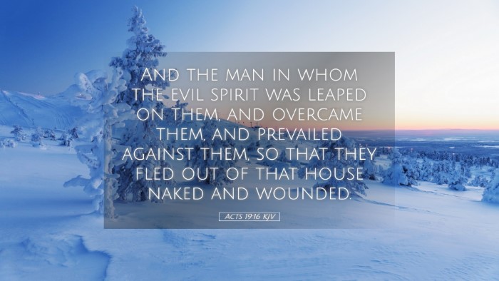 Picture 05 - Acts 19:16 KJV Desktop Wallpaper - And the man in whom the evil spirit was leaped on - Desktop Bible Verse Wallpaper