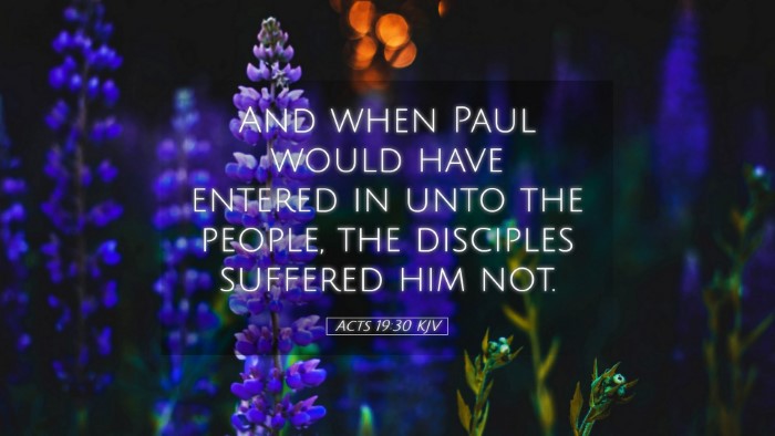 Picture 05 - Acts 19:30 KJV Desktop Wallpaper - And when Paul would have entered in unto the - Desktop Bible Verse Wallpaper