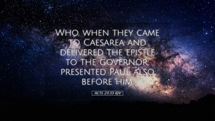 Picture 05 - Acts 23:33 KJV Desktop Wallpaper - Who, when they came to Caesarea and delivered the - Desktop Bible Verse Wallpaper
