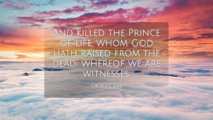 Picture 05 - Acts 3:15 KJV Desktop Wallpaper - And killed the Prince of life, whom God hath - Desktop Bible Verse Wallpaper