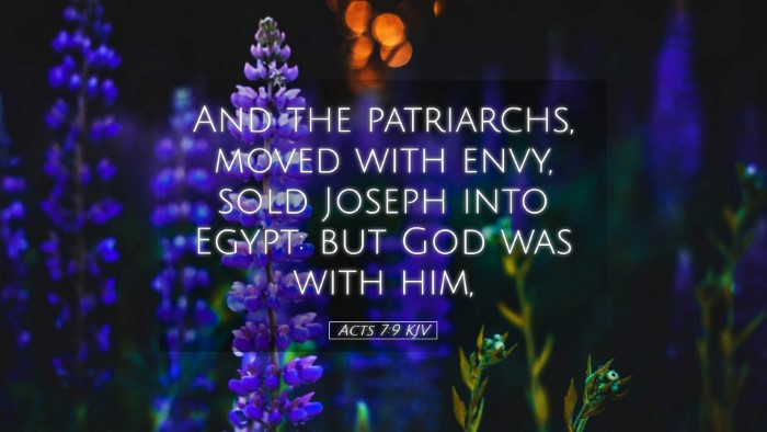Picture 05 - Acts 7:9 KJV Desktop Wallpaper - And the patriarchs, moved with envy, sold Joseph - Desktop Bible Verse Wallpaper
