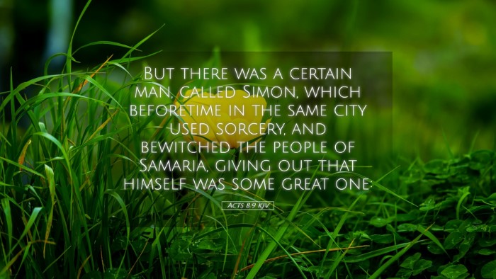Picture 05 - Acts 8:9 KJV Desktop Wallpaper - But there was a certain man, called Simon, which - Desktop Bible Verse Wallpaper