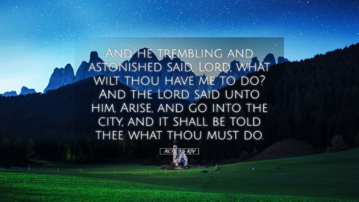 Picture 05 - Acts 9:6 KJV Desktop Wallpaper - And he trembling and astonished said, Lord, what - Desktop Bible Verse Wallpaper