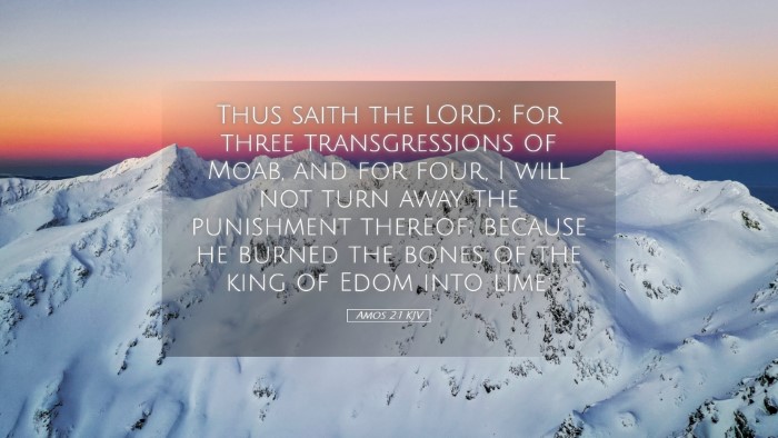 Picture 05 - Amos 2:1 KJV Desktop Wallpaper - Thus saith the LORD; For three transgressions of - Desktop Bible Verse Wallpaper