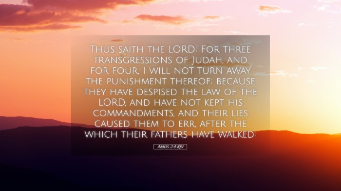 Picture 05 - Amos 2:4 KJV Desktop Wallpaper - Thus saith the LORD; For three transgressions of - Desktop Bible Verse Wallpaper
