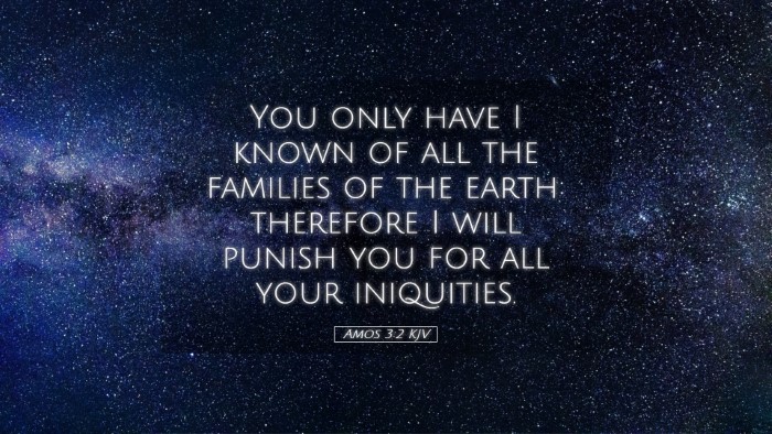 Picture 05 - Amos 3:2 KJV Desktop Wallpaper - You only have I known of all the families of the - Desktop Bible Verse Wallpaper