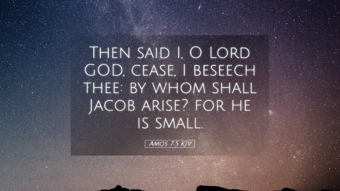 Picture 05 - Amos 7:5 KJV Desktop Wallpaper - Then said I, O Lord GOD, cease, I beseech thee: - Desktop Bible Verse Wallpaper