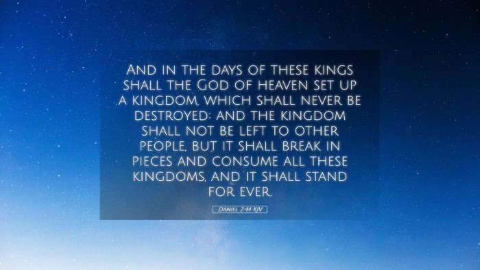 Picture 05 - Daniel 2:44 KJV Desktop Wallpaper - And in the days of these kings shall the God of - Desktop Bible Verse Wallpaper