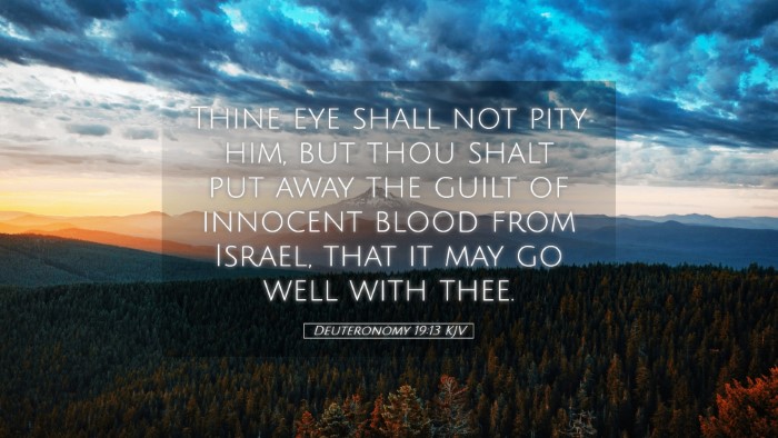 Picture 05 - Deuteronomy 19:13 KJV Desktop Wallpaper - Thine eye shall not pity him, but thou shalt put - Desktop Bible Verse Wallpaper