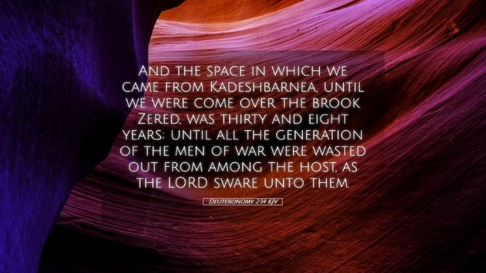 Picture 05 - Deuteronomy 2:14 KJV Desktop Wallpaper - And the space in which we came from Kadeshbarnea, - Desktop Bible Verse Wallpaper