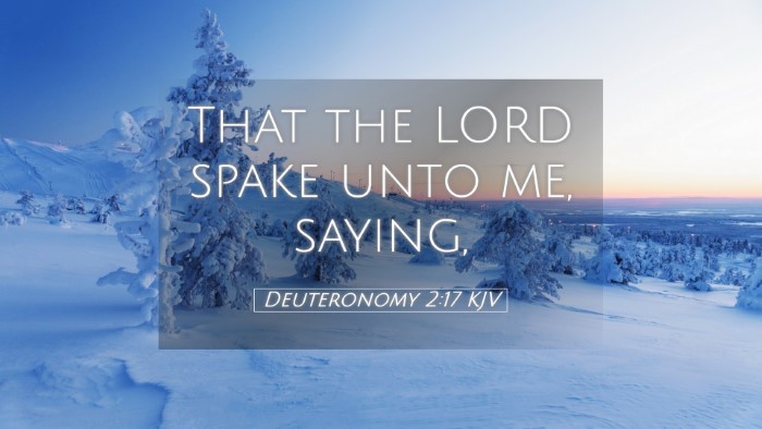Picture 05 - Deuteronomy 2:17 KJV Desktop Wallpaper - That the LORD spake unto me, - Desktop Bible Verse Wallpaper