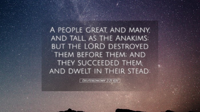 Picture 05 - Deuteronomy 2:21 KJV Desktop Wallpaper - A people great, and many, and tall, as the - Desktop Bible Verse Wallpaper