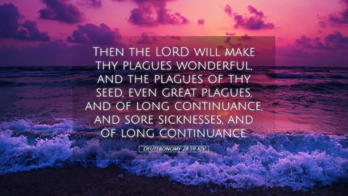 Picture 05 - Deuteronomy 28:59 KJV Desktop Wallpaper - Then the LORD will make thy plagues wonderful, - Desktop Bible Verse Wallpaper