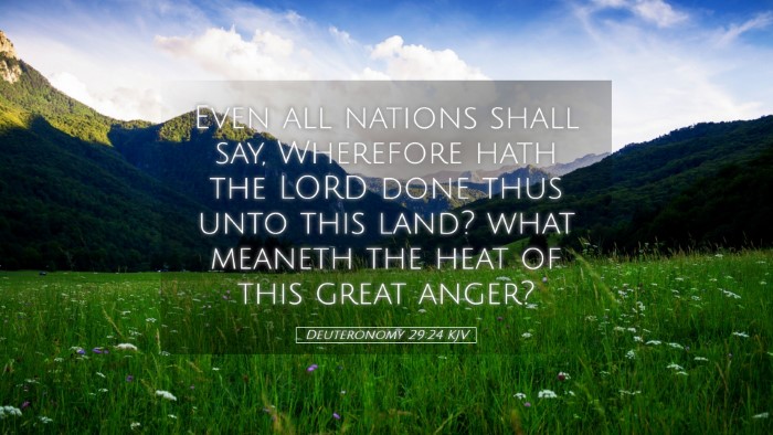 Picture 05 - Deuteronomy 29:24 KJV Desktop Wallpaper - Even all nations shall say, Wherefore hath the - Desktop Bible Verse Wallpaper