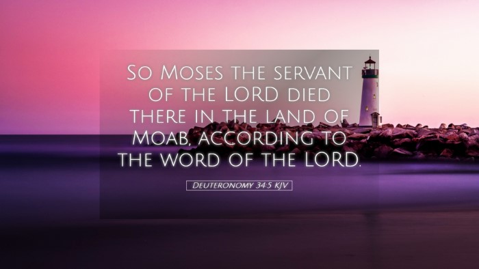 Picture 05 - Deuteronomy 34:5 KJV Desktop Wallpaper - So Moses the servant of the LORD died there in - Desktop Bible Verse Wallpaper