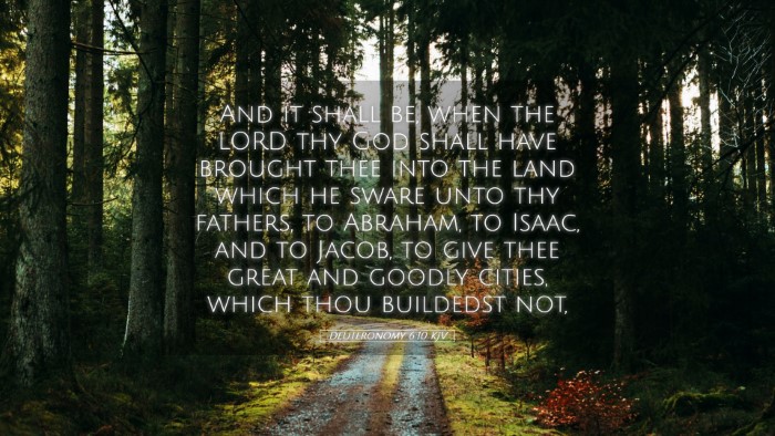 Picture 05 - Deuteronomy 6:10 KJV Desktop Wallpaper - And it shall be, when the LORD thy God shall have - Desktop Bible Verse Wallpaper