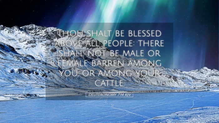Picture 05 - Deuteronomy 7:14 KJV Desktop Wallpaper - Thou shalt be blessed above all people: there - Desktop Bible Verse Wallpaper