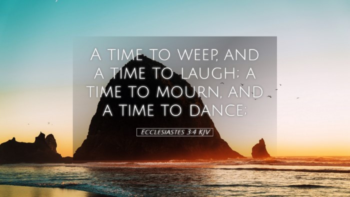 Picture 05 - Ecclesiastes 3:4 KJV Desktop Wallpaper - A time to weep, and a time to laugh; a time to - Desktop Bible Verse Wallpaper