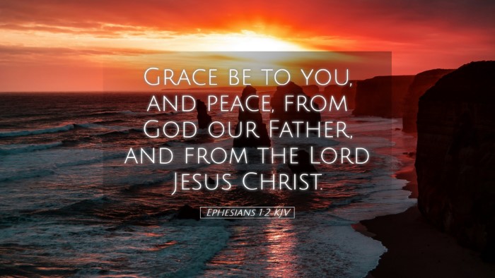 Picture 05 - Ephesians 1:2 KJV Desktop Wallpaper - Grace be to you, and peace, from God our Father, - Desktop Bible Verse Wallpaper
