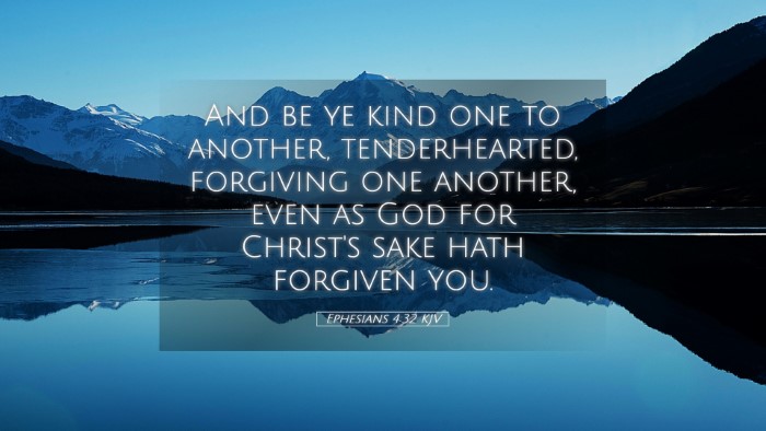 Picture 05 - Ephesians 4:32 KJV Desktop Wallpaper - And be ye kind one to another, tenderhearted, - Desktop Bible Verse Wallpaper