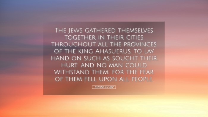 Picture 05 - Esther 9:2 KJV Desktop Wallpaper - The Jews gathered themselves together in their - Desktop Bible Verse Wallpaper