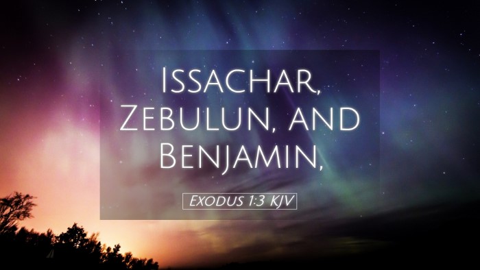 Picture 05 - Exodus 1:3 KJV Desktop Wallpaper - Issachar, Zebulun, and - Desktop Bible Verse Wallpaper