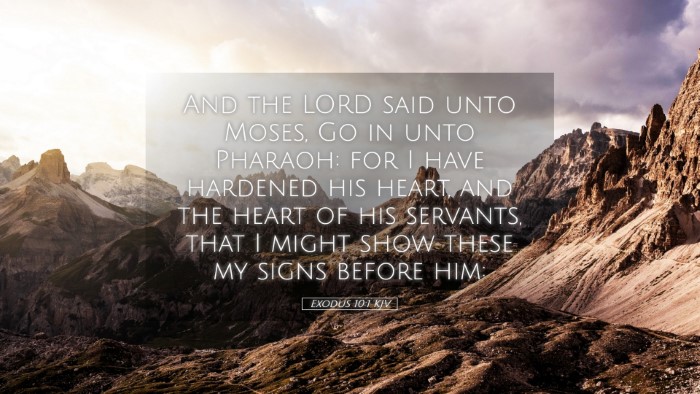 Picture 05 - Exodus 10:1 KJV Desktop Wallpaper - And the LORD said unto Moses, Go in unto Pharaoh: - Desktop Bible Verse Wallpaper