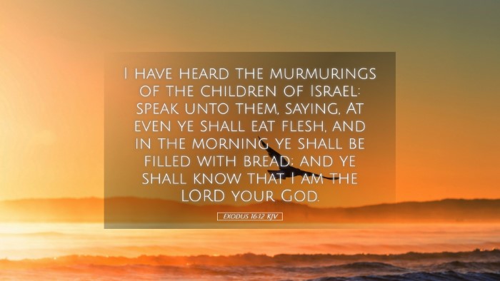 Picture 05 - Exodus 16:12 KJV Desktop Wallpaper - I have heard the murmurings of the children of - Desktop Bible Verse Wallpaper