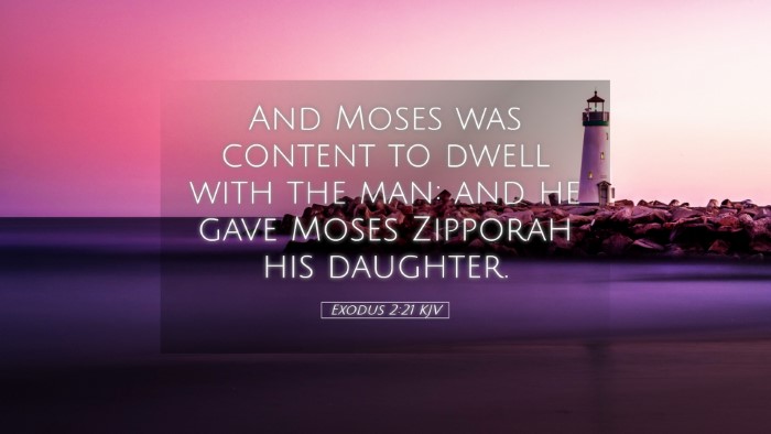 Picture 05 - Exodus 2:21 KJV Desktop Wallpaper - And Moses was content to dwell with the man: and - Desktop Bible Verse Wallpaper