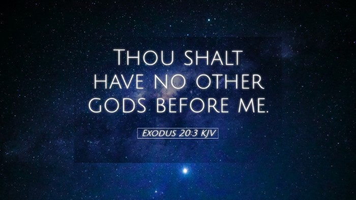 Picture 05 - Exodus 20:3 KJV Desktop Wallpaper - Thou shalt have no other gods before - Desktop Bible Verse Wallpaper