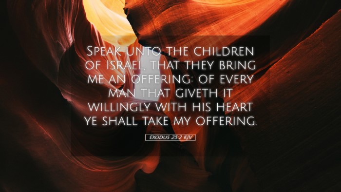 Picture 05 - Exodus 25:2 KJV Desktop Wallpaper - Speak unto the children of Israel, that they - Desktop Bible Verse Wallpaper