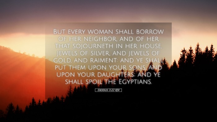 Picture 05 - Exodus 3:22 KJV Desktop Wallpaper - But every woman shall borrow of her neighbor, and - Desktop Bible Verse Wallpaper
