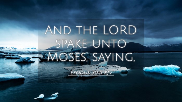 Picture 05 - Exodus 30:11 KJV Desktop Wallpaper - And the LORD spake unto Moses, - Desktop Bible Verse Wallpaper