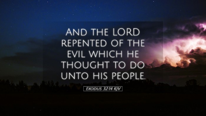 Picture 05 - Exodus 32:14 KJV Desktop Wallpaper - And the LORD repented of the evil which he - Desktop Bible Verse Wallpaper