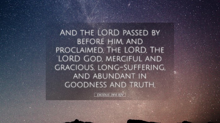 Picture 05 - Exodus 34:6 KJV Desktop Wallpaper - And the LORD passed by before him, and - Desktop Bible Verse Wallpaper